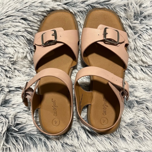 Girls Cat & Jack Pink Sandals Size 4 - Picture 2 of 12